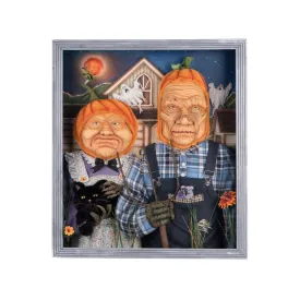 American Gothic Pumpkin Wall Piece by Katherine's Collection
