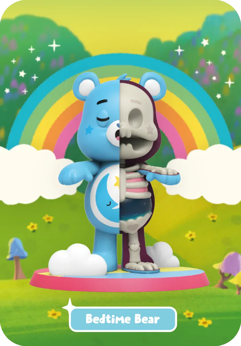 Care Bears Blind Box Freeny's Hidden Dissectibles Care Bears Series 01 Mighty Jaxx