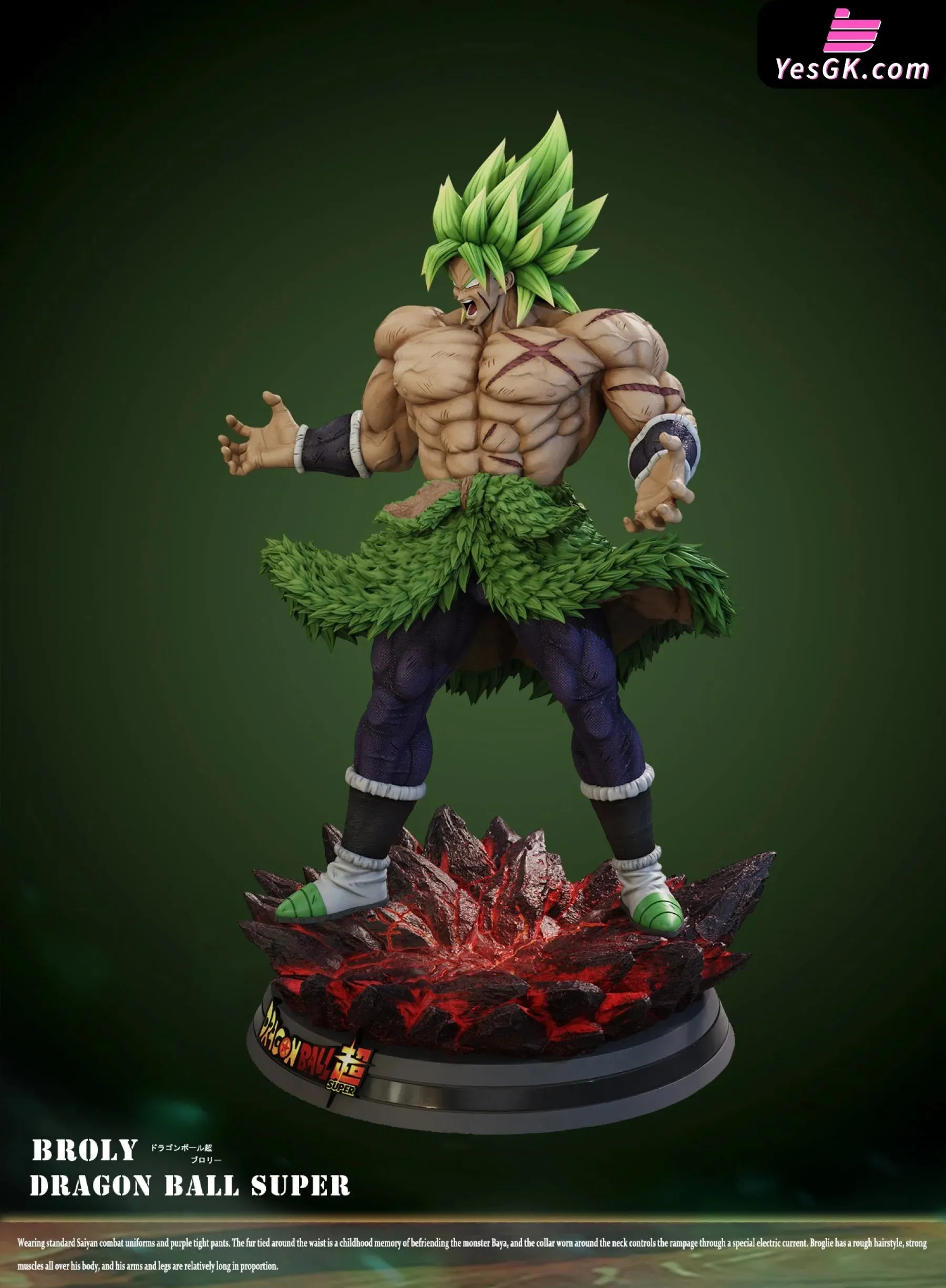 Dragon Ball Super Broly Resonance Series 1st FULL POWER Statue - Cross Studio [In-Stock]