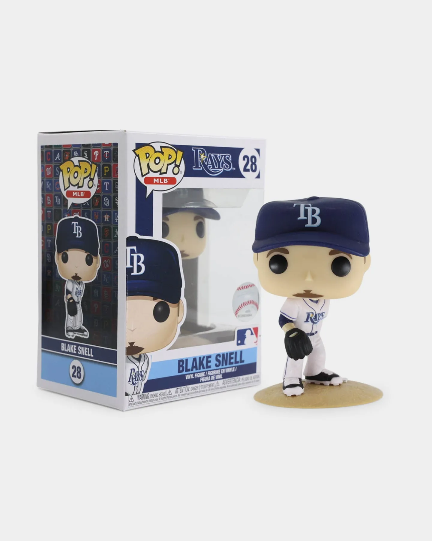 POP! Vinyl #28 MLB: Tampa Bay Rays Blake Snell Figure Multi-Coloured