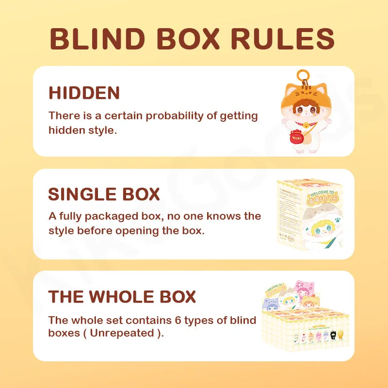 YOOKI Second Generation Meow Meow Kindergarten Series Plush Blind Box